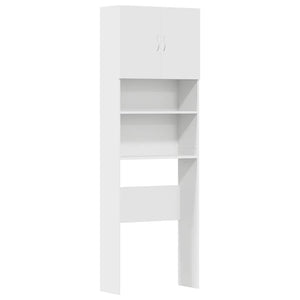 Waschmaschinenschrank Weiß 64x24x190 cm