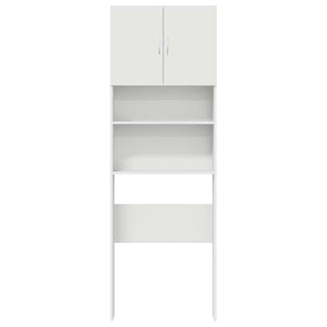 Waschmaschinenschrank Weiß 64x24x190 cm
