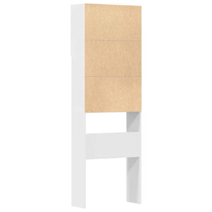 Waschmaschinenschrank Weiß 64x24x190 cm