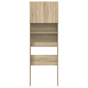 Waschmaschinenregal Sonoma-Eiche 64x24x190 cm