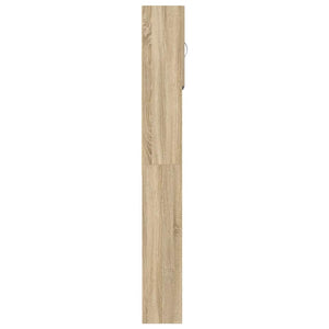 Waschmaschinenregal Sonoma-Eiche 64x24x190 cm