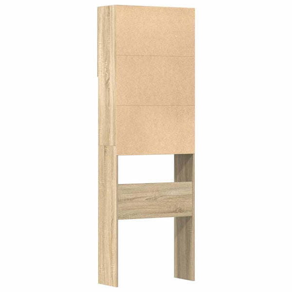 Waschmaschinenregal Sonoma-Eiche 64x24x190 cm