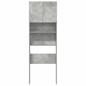 Waschmaschinenschrank Betongrau 64x24x190 cm
