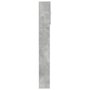 Waschmaschinenschrank Betongrau 64x24x190 cm