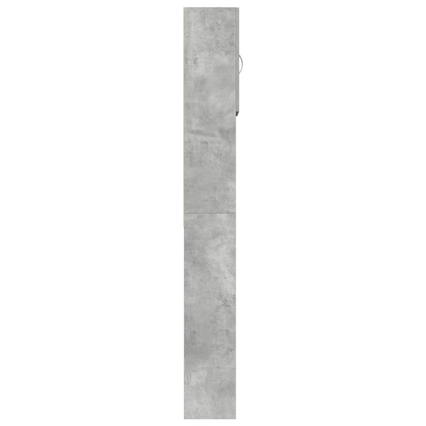Waschmaschinenschrank Betongrau 64x24x190 cm