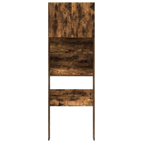 Waschmaschinenschrank Räuchereiche 64x24x190 cm