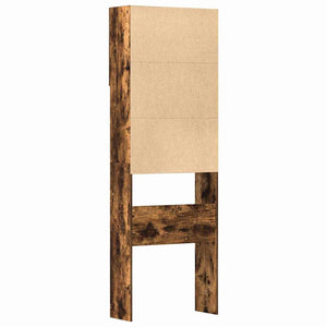 Waschmaschinenschrank Räuchereiche 64x24x190 cm