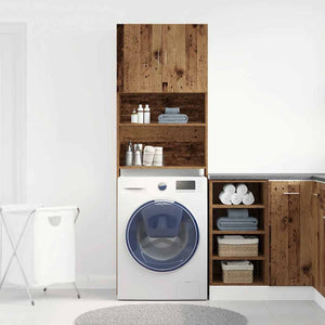Waschmaschinenschrank Altholz-Optik