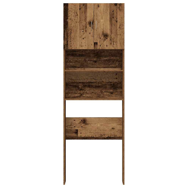 Waschmaschinenschrank Altholz-Optik