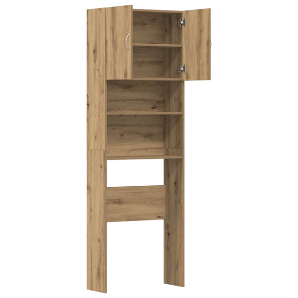 Waschmaschinenschrank Artisan Eiche 64x24x190cm