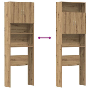 Waschmaschinenschrank Artisan Eiche 64x24x190cm