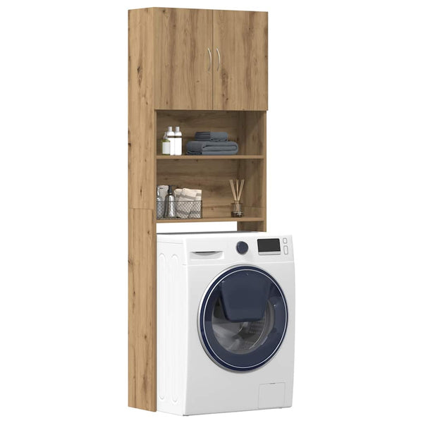 Waschmaschinenschrank Artisan Eiche 64x24x190cm