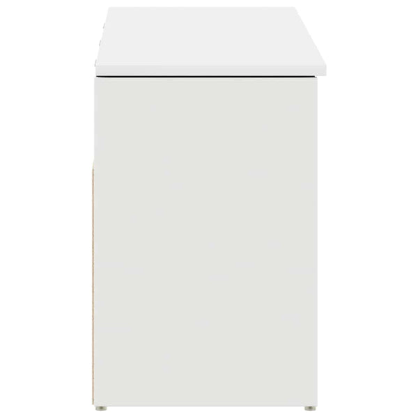Schuhbank Weiß 102 cm