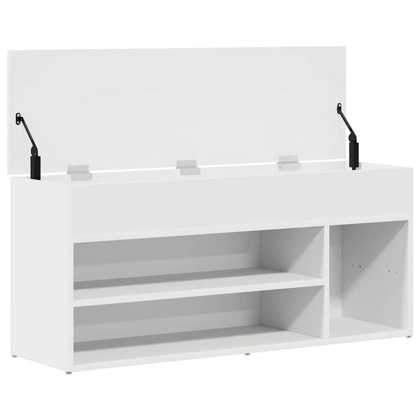 Schuhbank Weiß 102 cm