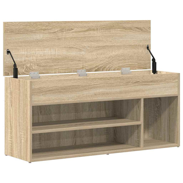 Schuhbank Sonoma Eiche 102 cm