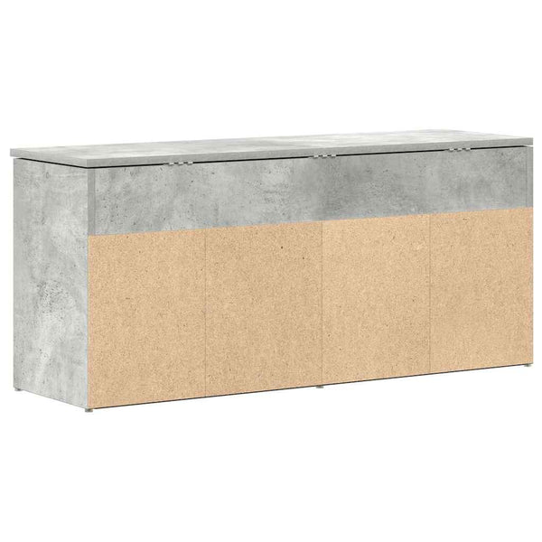 Schuhbank Betongrau 102 cm