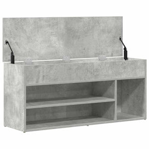 Schuhbank Betongrau 102 cm