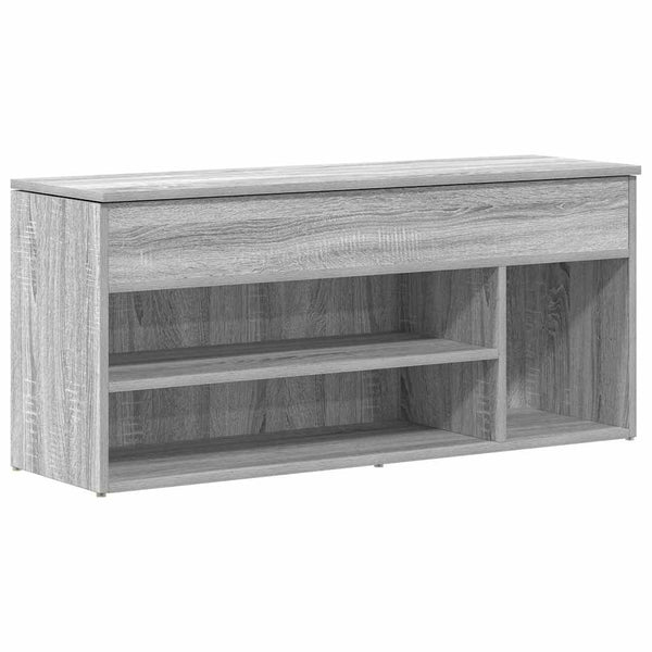 Schuhbank Grau Sonoma 102 cm
