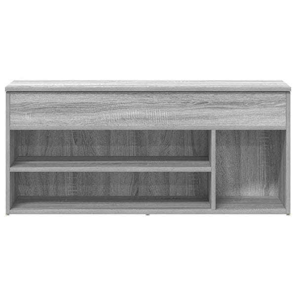 Schuhbank Grau Sonoma 102 cm