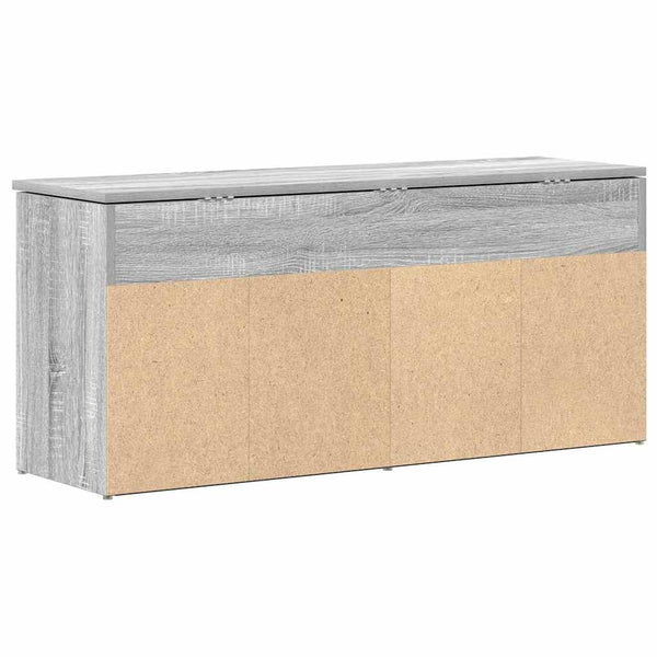 Schuhbank Grau Sonoma 102 cm