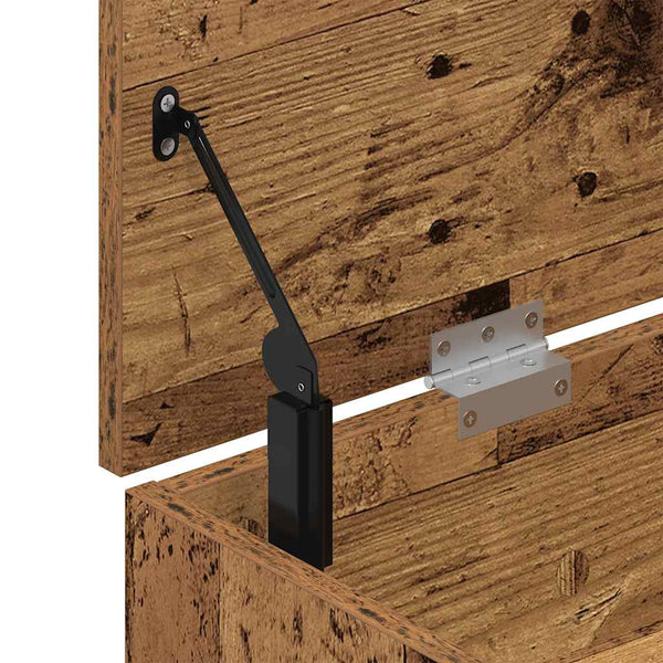 Schuhbank Altholz-Optik mit Sitzfläche