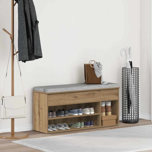 Schuhbank Artisan Eiche 102 cm