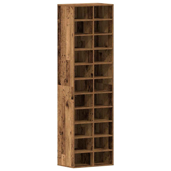 Schuhschrank Altholz-Optik, 183cm hoch
