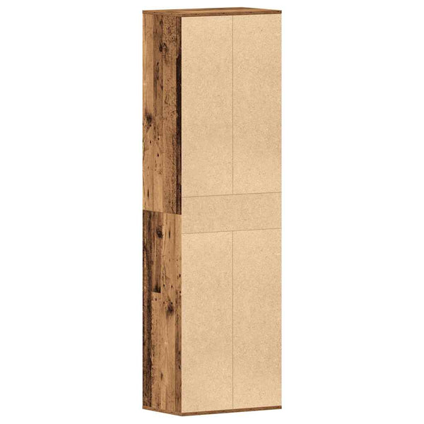 Schuhschrank Altholz-Optik, 183cm hoch