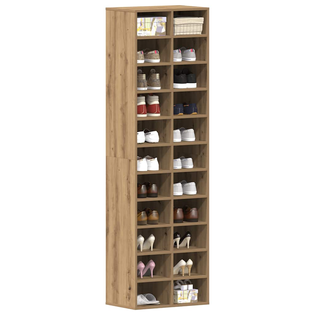 Schuhschrank Artisan Eiche 54x34x183 cm