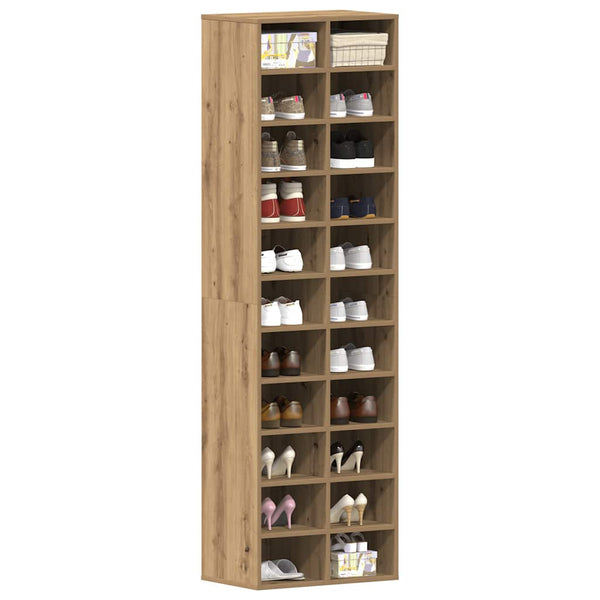 Schuhschrank Artisan Eiche 54x34x183 cm