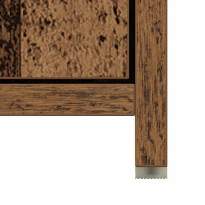 Badschrank Altholz-Optik, 30x183,5 cm
