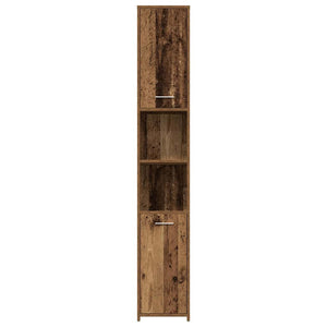 Badschrank Altholz-Optik, 30x183,5 cm