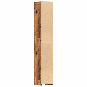 Badschrank Altholz-Optik, 30x183,5 cm