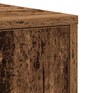 Badschrank Altholz-Optik, 30x183,5 cm
