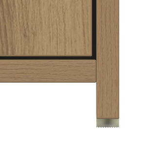 Badschrank Artisan Eiche 30x30x183,5 cm