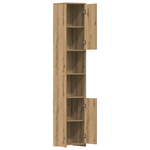 Badschrank Artisan Eiche 30x30x183,5 cm
