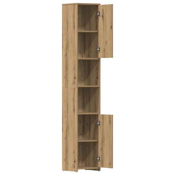 Badschrank Artisan Eiche 30x30x183,5 cm