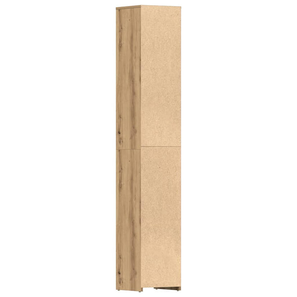 Badschrank Artisan Eiche 30x30x183,5 cm