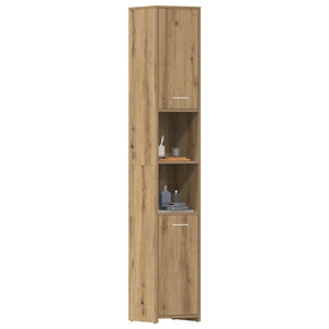 Badschrank Artisan Eiche 30x30x183,5 cm
