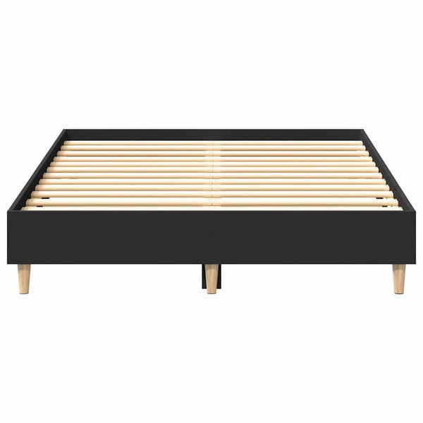 Schwarzes Bettgestell 120x200 cm