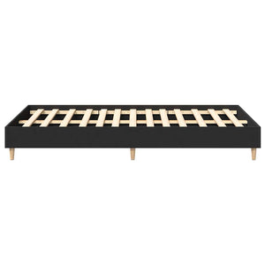 Schwarzes Bettgestell 120x200 cm