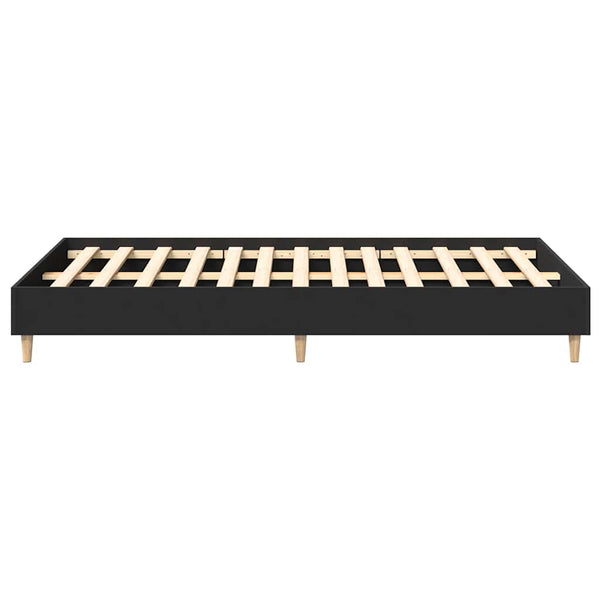 Schwarzes Bettgestell 120x200 cm