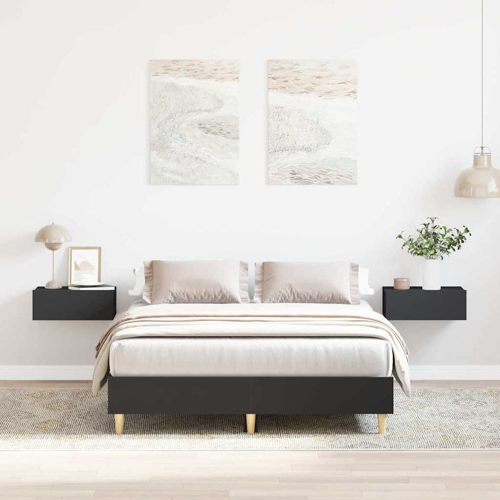 Schwarzes Bettgestell 120x200 cm