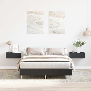 Schwarzes Bettgestell 120x200 cm