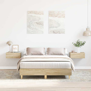 Bettgestell Sonoma Eiche 120x200 cm