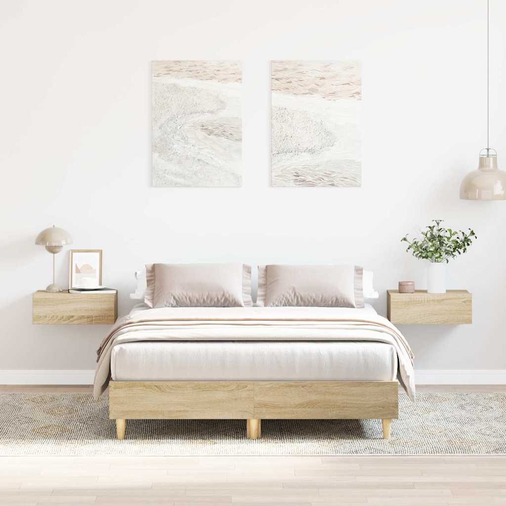 Bettgestell Sonoma Eiche 120x200 cm