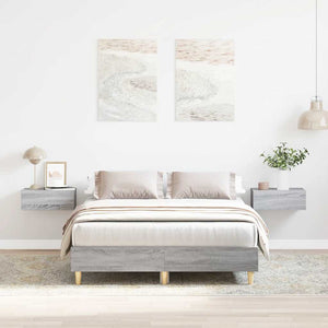 Bettgestell Grau Sonoma 120x200 cm