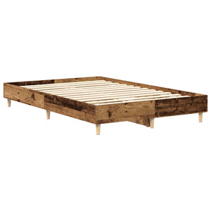 Bettgestell 120x200 Altholz-Optik