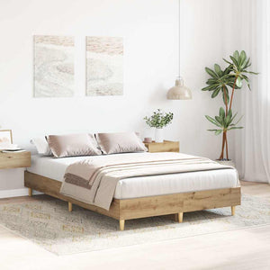 Bettgestell 120x200 cm Artisan Eiche