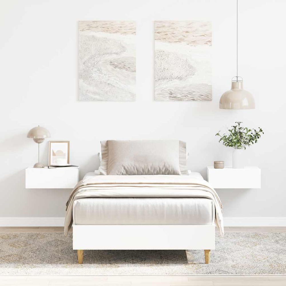 Bettgestell Weiß 100x200 cm